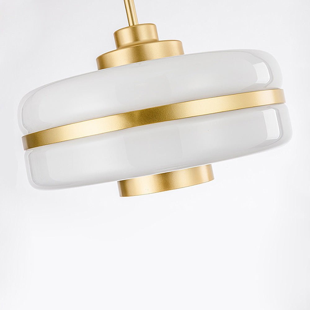 Scandinavian Glass Pendant Lamp for Dining & Living Spaces | Minimalist Luxury Hanging Light | Adjustable Cable 1.5m | LED Compatible