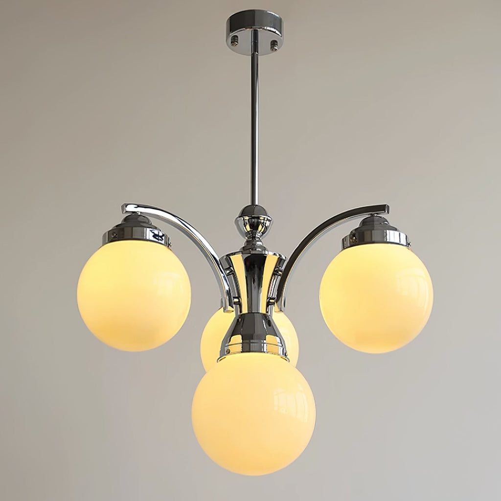 Retro Salamanca Round Glass Chandeliers