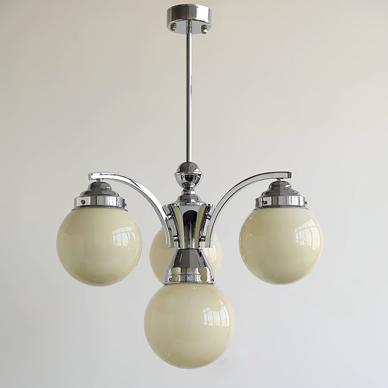 Retro Salamanca Round Glass Chandeliers
