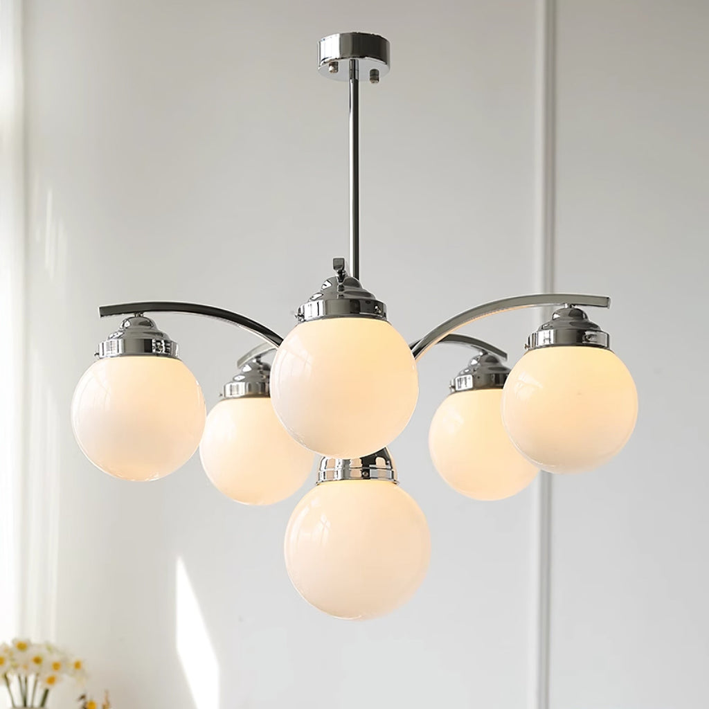 Retro Salamanca Round Glass Chandeliers