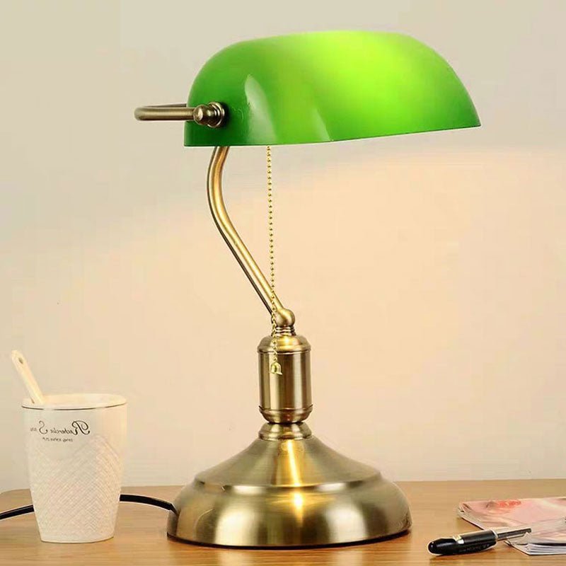 Glass Table Lamp in European Style