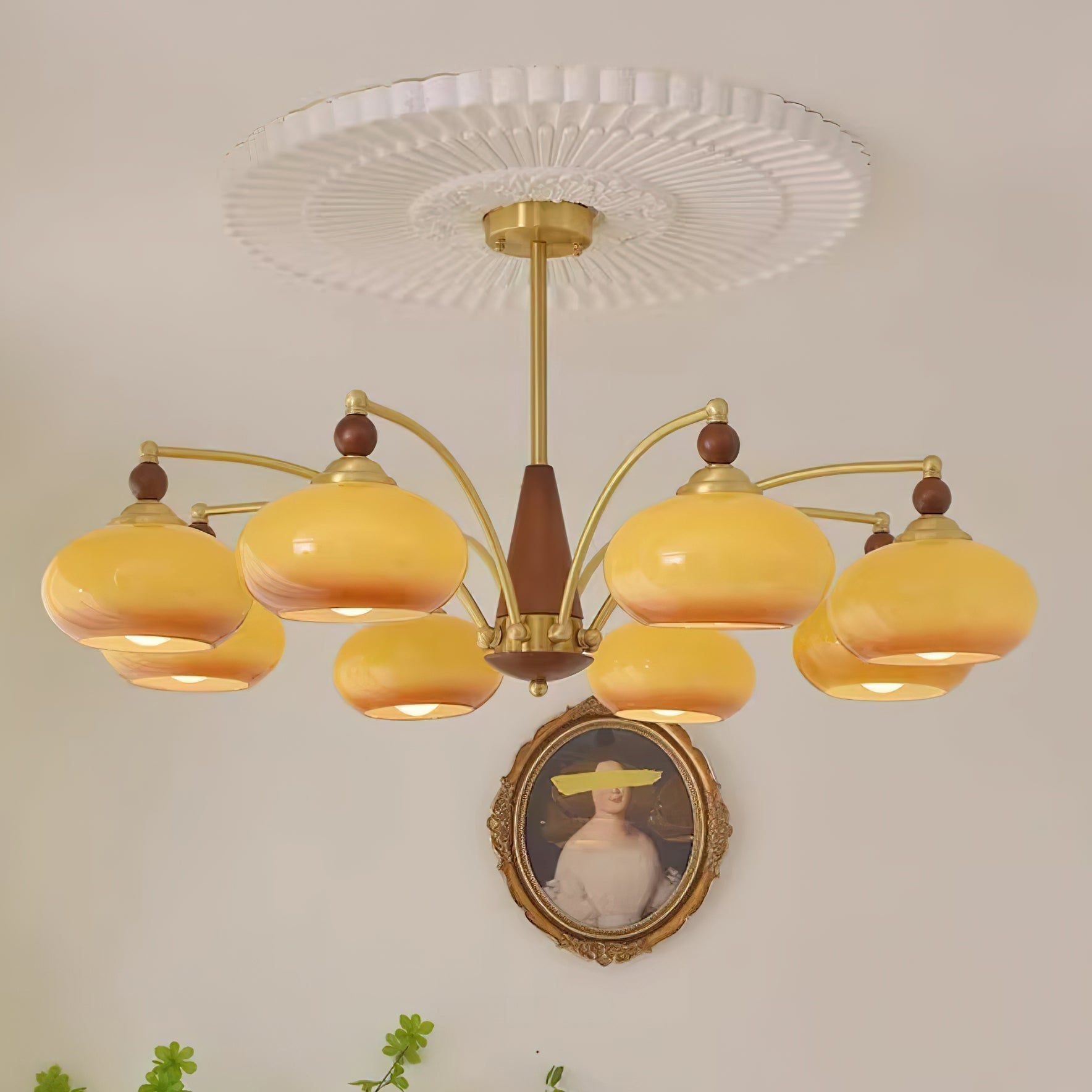 Retro Melodica Chandelier