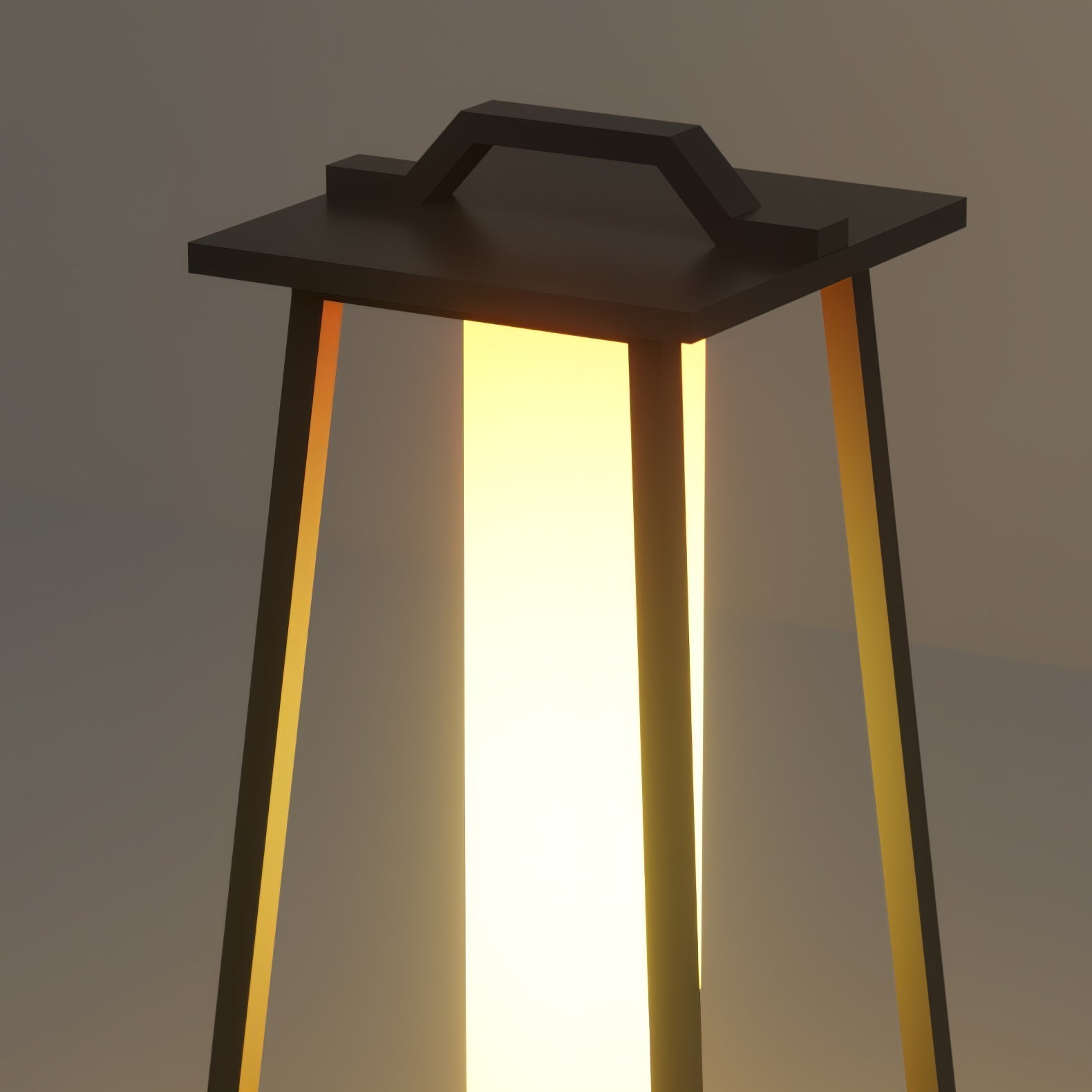 Portable Outdoor LED Lamp Stainless Steel Garden Light Roam | IP65 Weatherproof Handle Lantern | Patio Balcony Courtyard Lighting