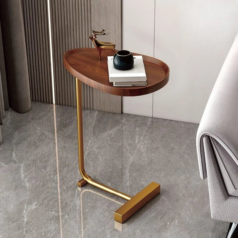 Cavira | C-shaped Side Table for Sofa or Bed