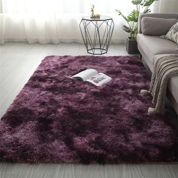 Lumivex Fluffy Shaggy Rug | Extra Soft Plush Area Carpet | Cozy Living Room & Bedroom Floor Rug