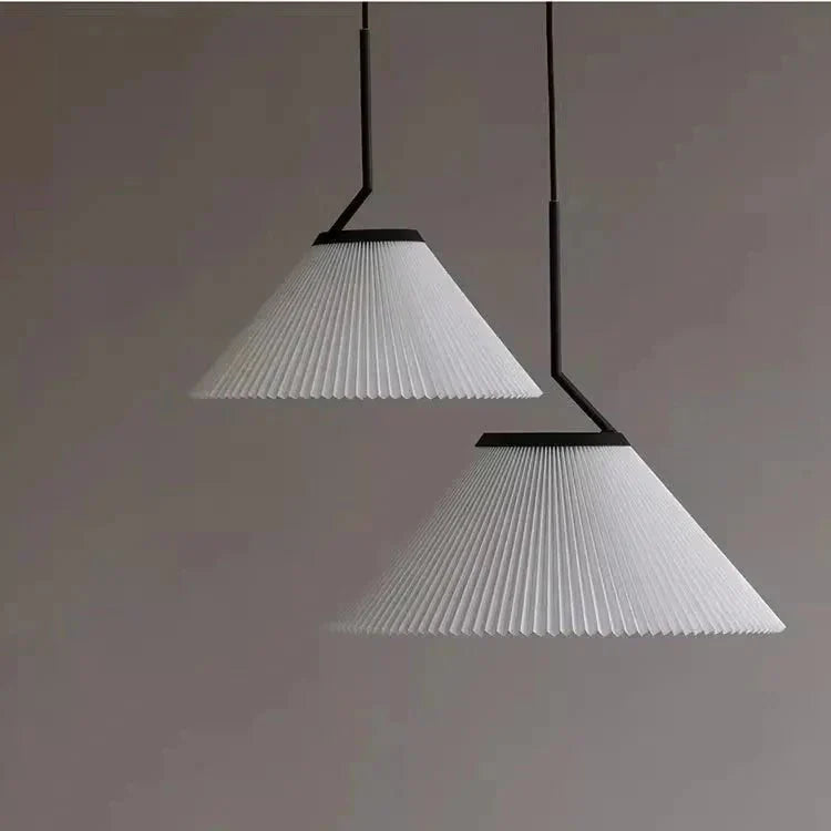 Nordic Pleated Cream Pendant Lamp