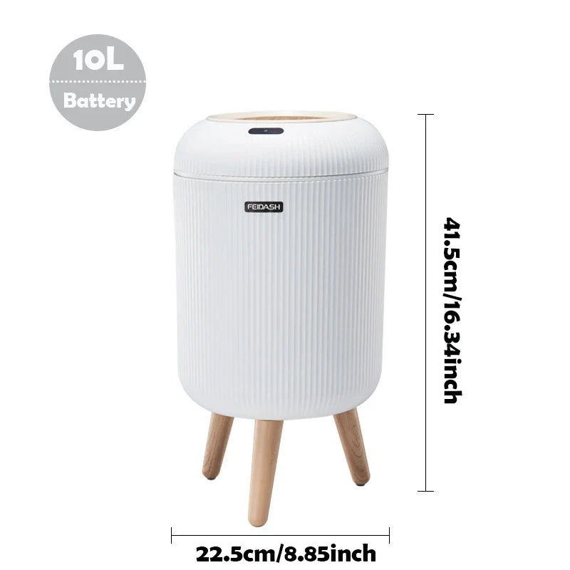 Vekkio Sense | Automatic Trash Can with Motion Sensor for Bathroom, Kitchen, or Office