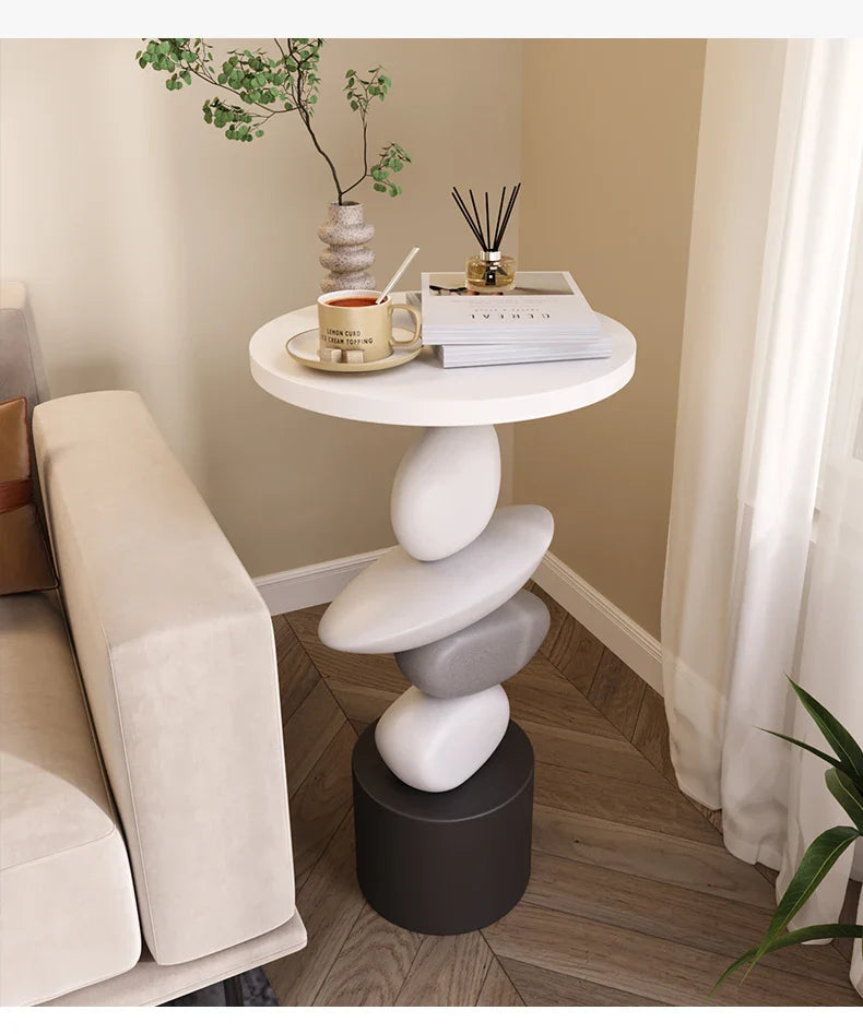 Virellox Luxury Coffee Table Side Table | Modern Minimalist Accent Table | Living Room Bedroom