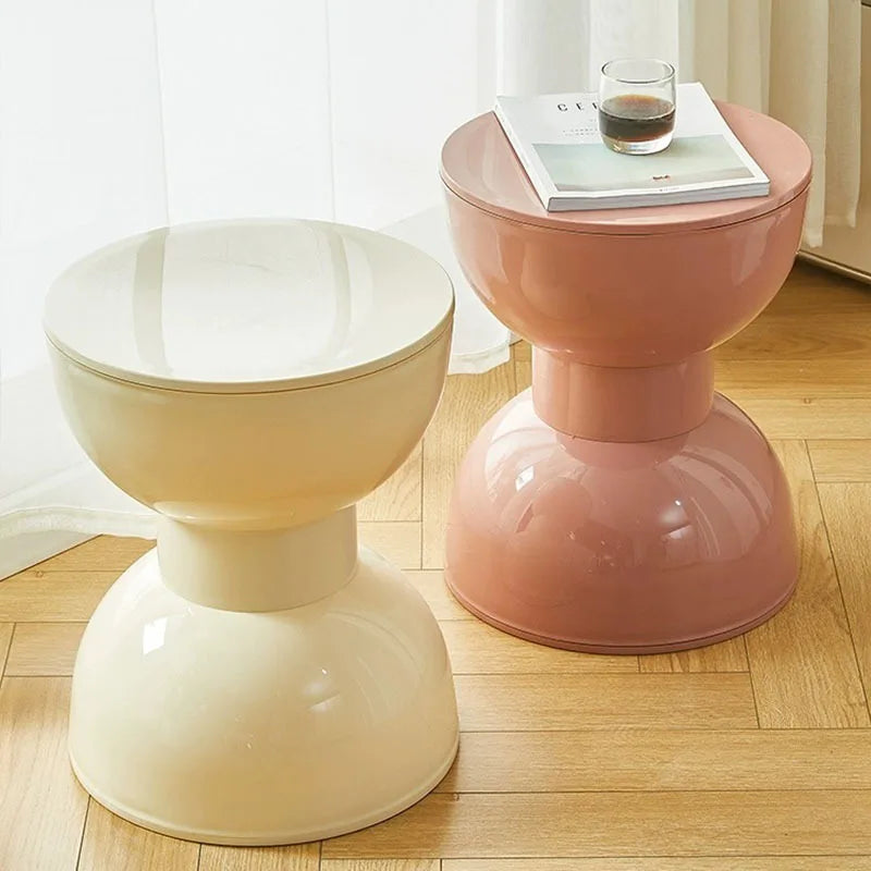 Selanthe Low Arch-Shaped Side Table | Modern Decorative Accent Table | Compact Sofa, Hall & Bedroom Table