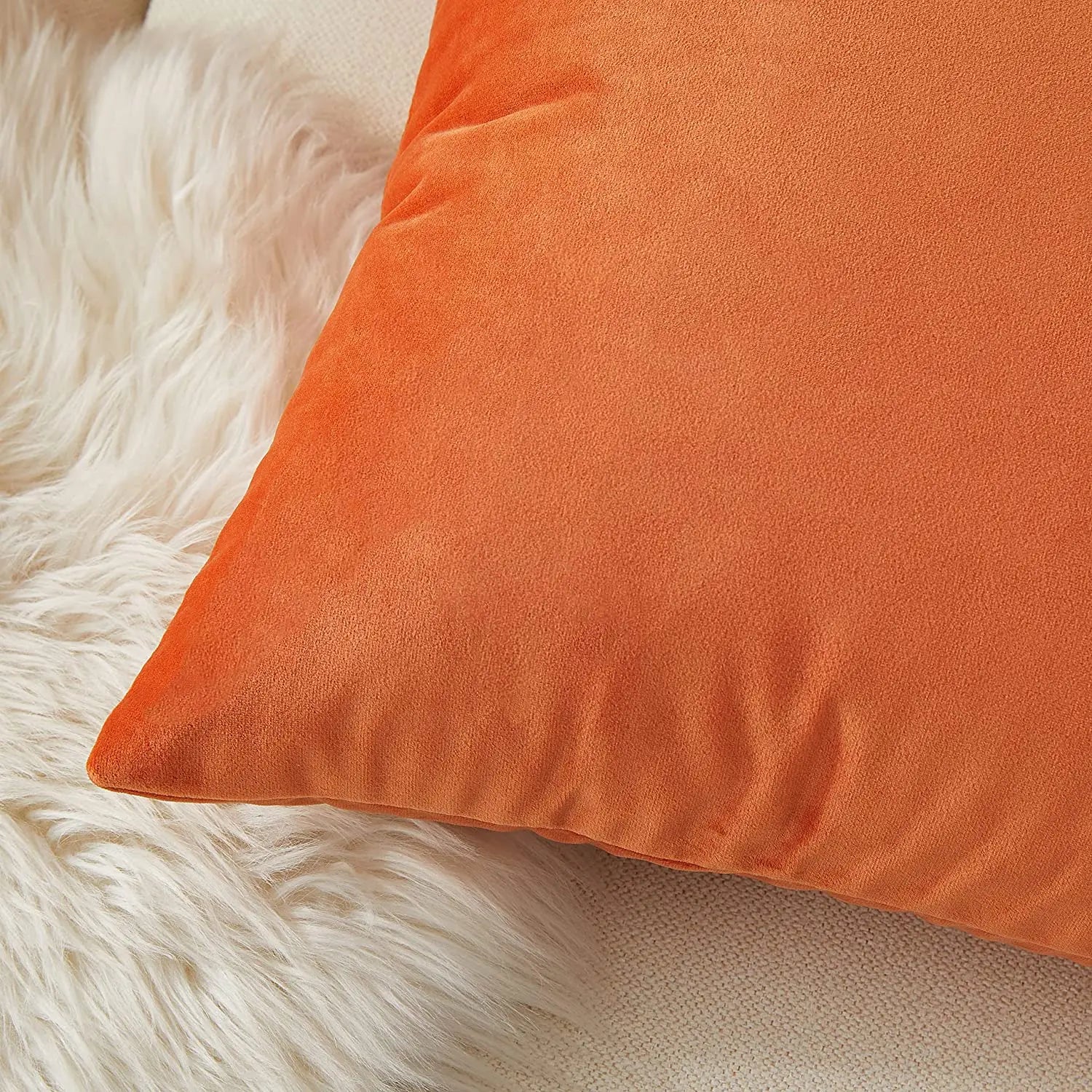 Aemilia – Velvet Decorative Pillow in Cheerful Candy Colors for Sofa & Bedroom