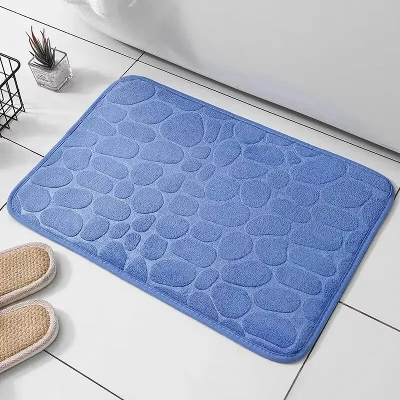 Havenna Non-Slip Memory Foam Floor Mat | Soft Velvet Bathroom & Living Room Rug | Comfort Cushion Anti-Slip Home Mat