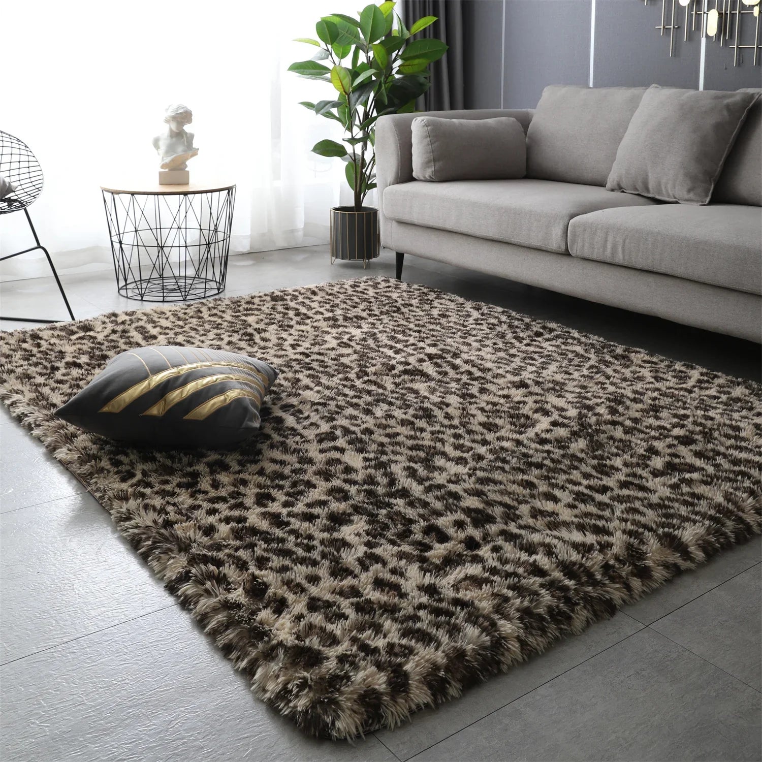 Lumivex Fluffy Shaggy Rug | Extra Soft Plush Area Carpet | Cozy Living Room & Bedroom Floor Rug