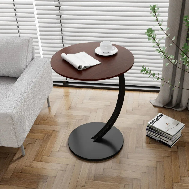 Avelyne Cirka | Reinforced Round Side Table for Living Room & Bedroom