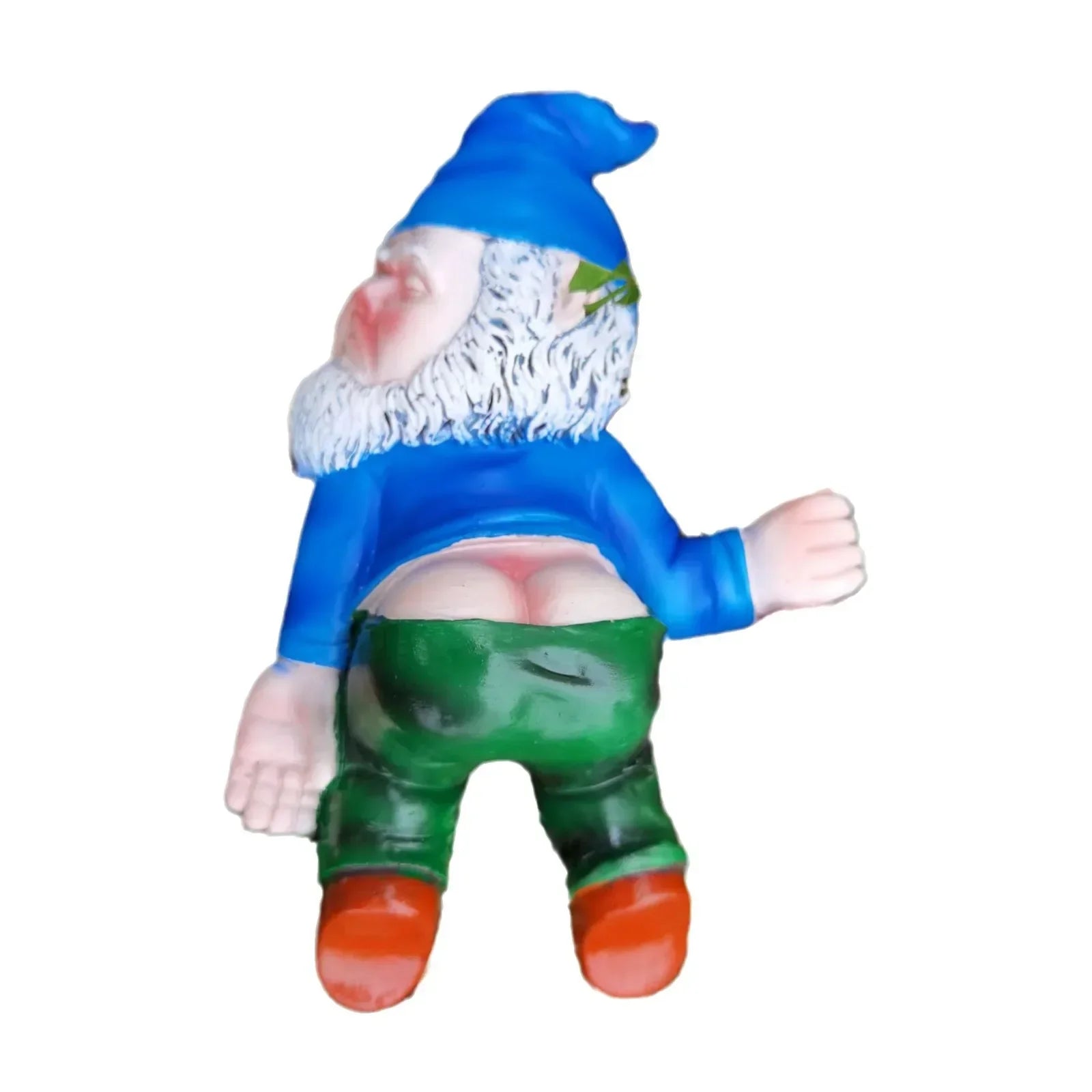 Funny Drunken Garden Gnome Statue 15 cm for Indoor Outdoor Decor | Weatherproof Eco Resin | Garden Patio Home Accent