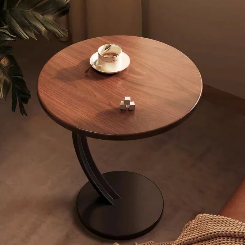Avelyne Cirka | Reinforced Round Side Table for Living Room & Bedroom