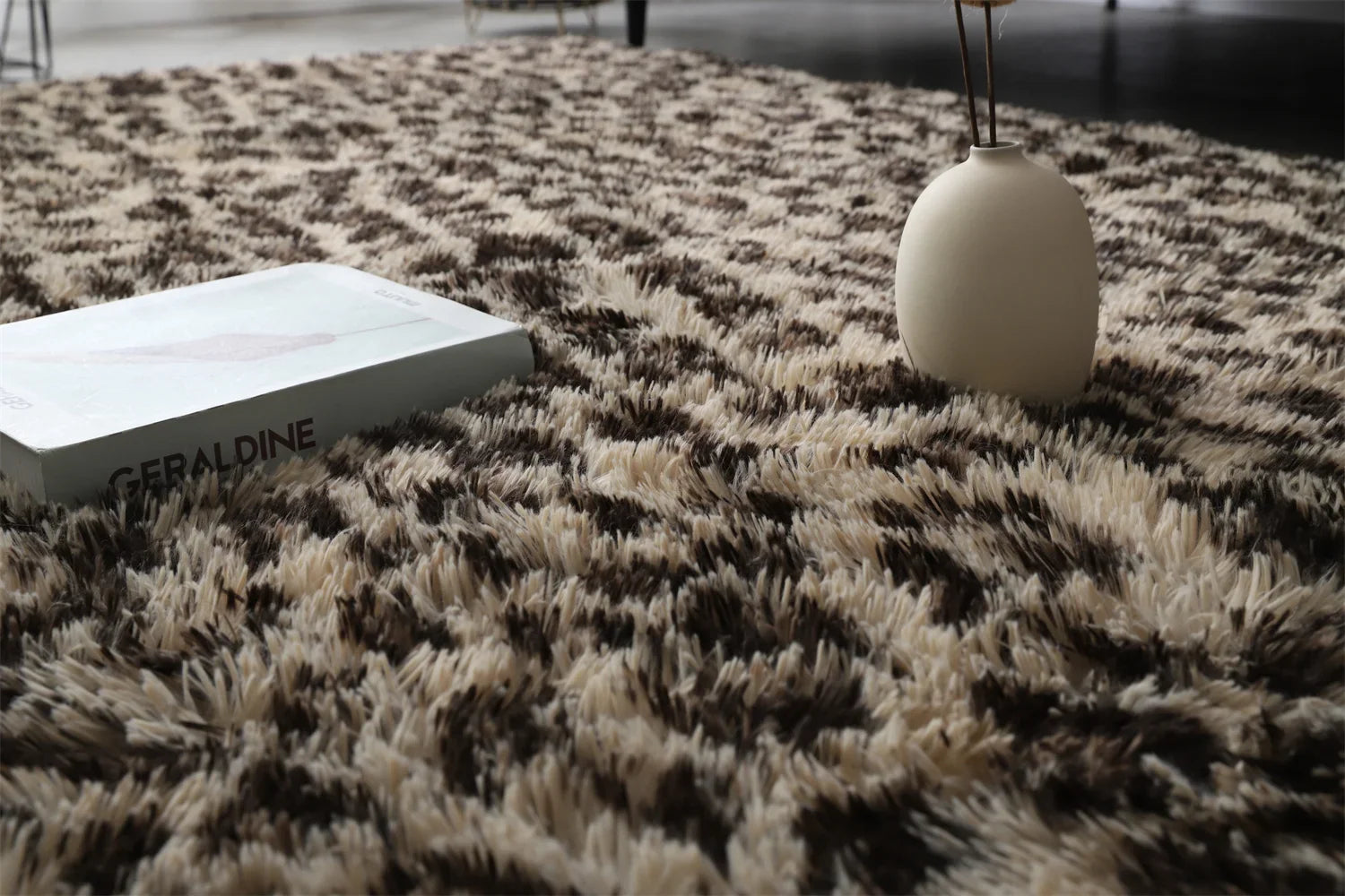 Lumivex Fluffy Shaggy Rug | Extra Soft Plush Area Carpet | Cozy Living Room & Bedroom Floor Rug
