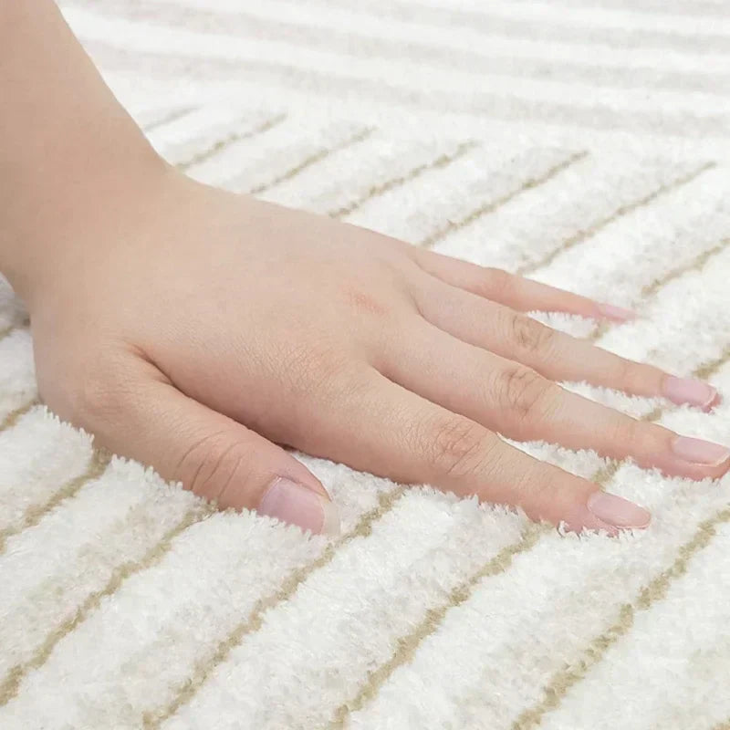 FormaLuna Rug | Round rug with modern geometric pattern