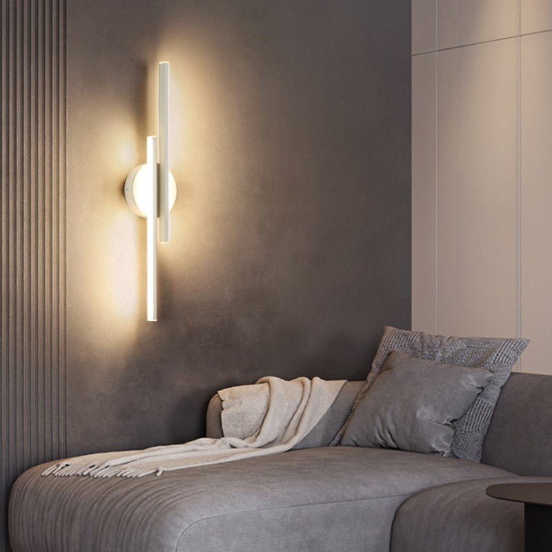 Modern Wall Lamp LED Sconce Minimalist Ambient Lighting | Aluminum & Acrylic | Warm & Cool Light Options | 14W Indoor Wall Light
