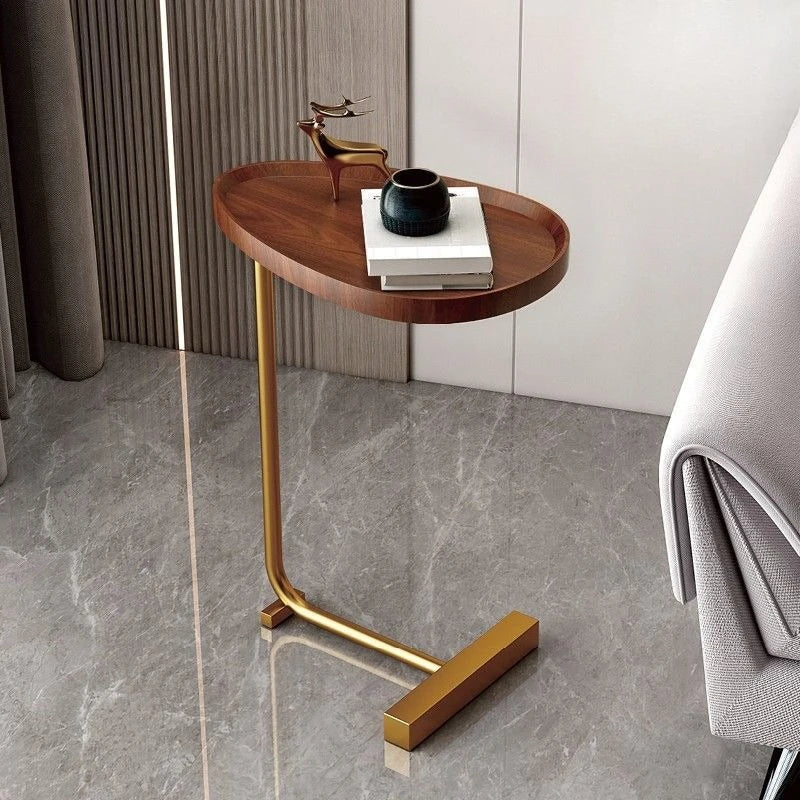 Cavira | C-shaped Side Table for Sofa or Bed