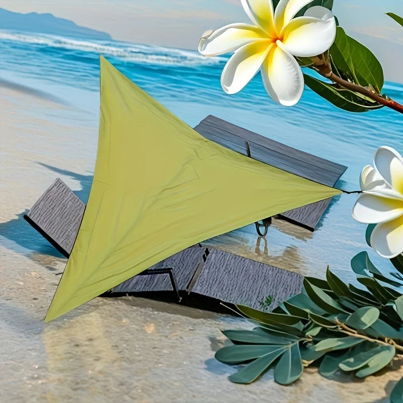 Solara Tynn Triangle Shade Sail | Water-Repellent Outdoor Sunshade | UV-Protective Polyester | Garden Terrace Balcony Camping