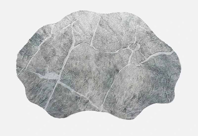 Neloura Irregular Shape Plush Rug | Soft Fluffy Area Carpet | Modern Luxury Floor Rug for Living Room & Bedroom
