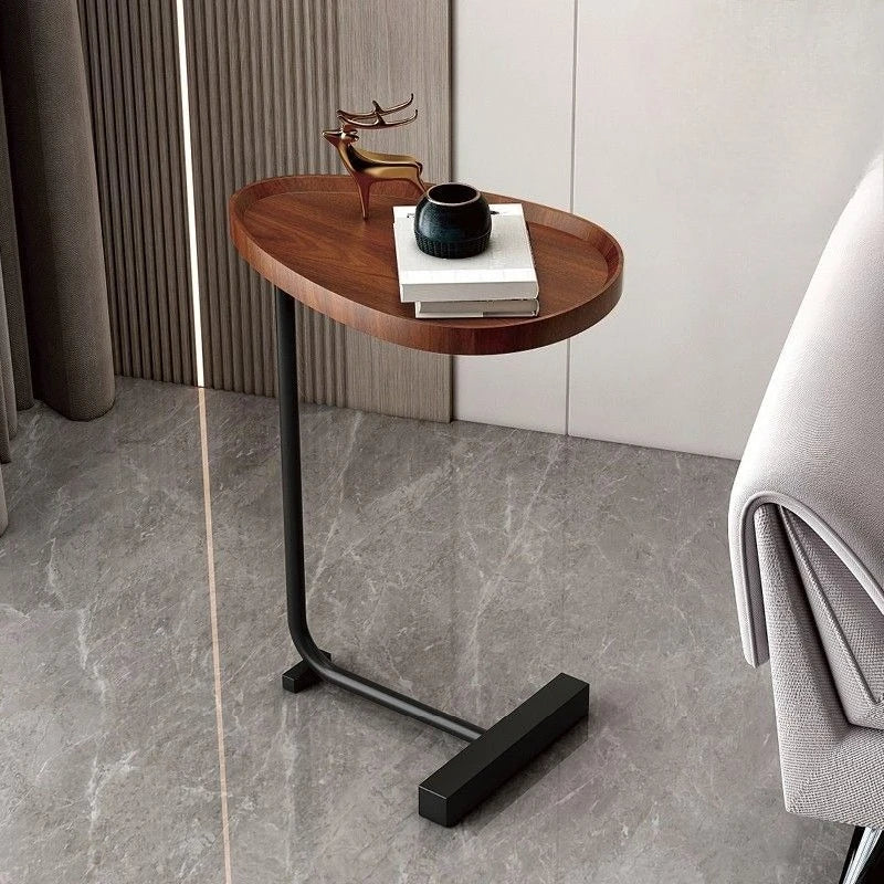 Cavira | C-shaped Side Table for Sofa or Bed