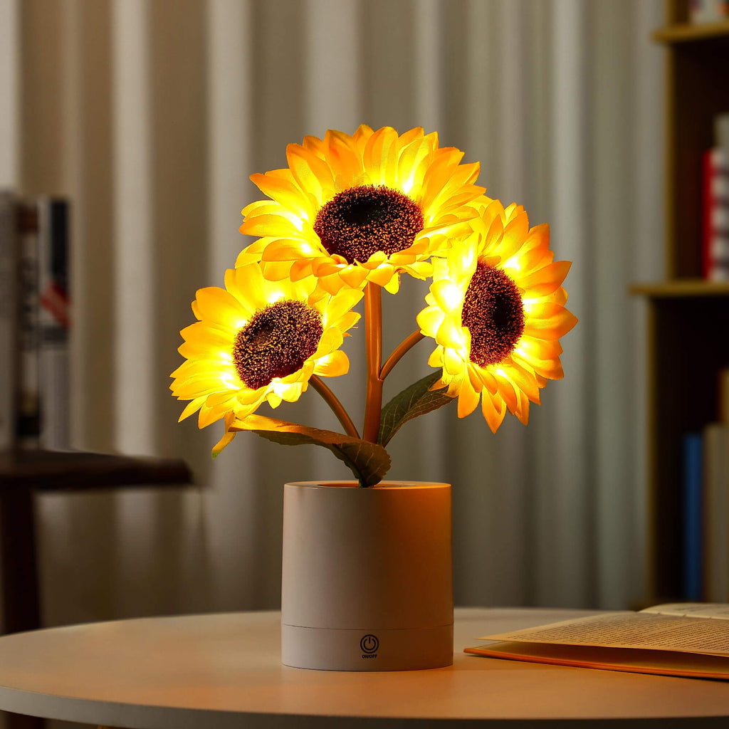 Sparkling Sunflower Lamp