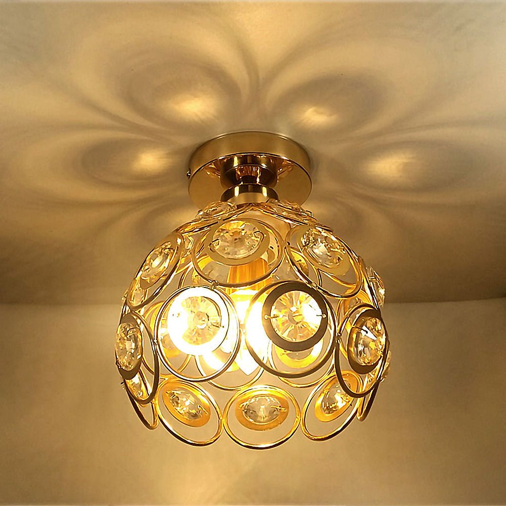 Beautiful Golden Luxury Ball Hall Ceiling Light