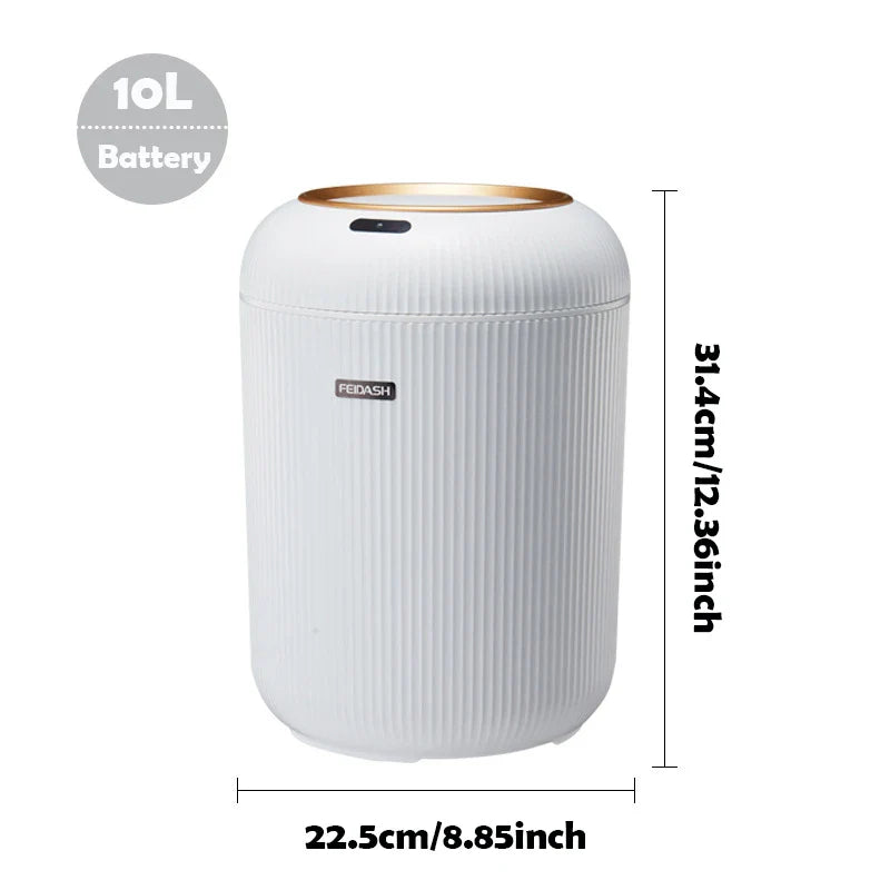 Vekkio Sense | Automatic Trash Can with Motion Sensor for Bathroom, Kitchen, or Office
