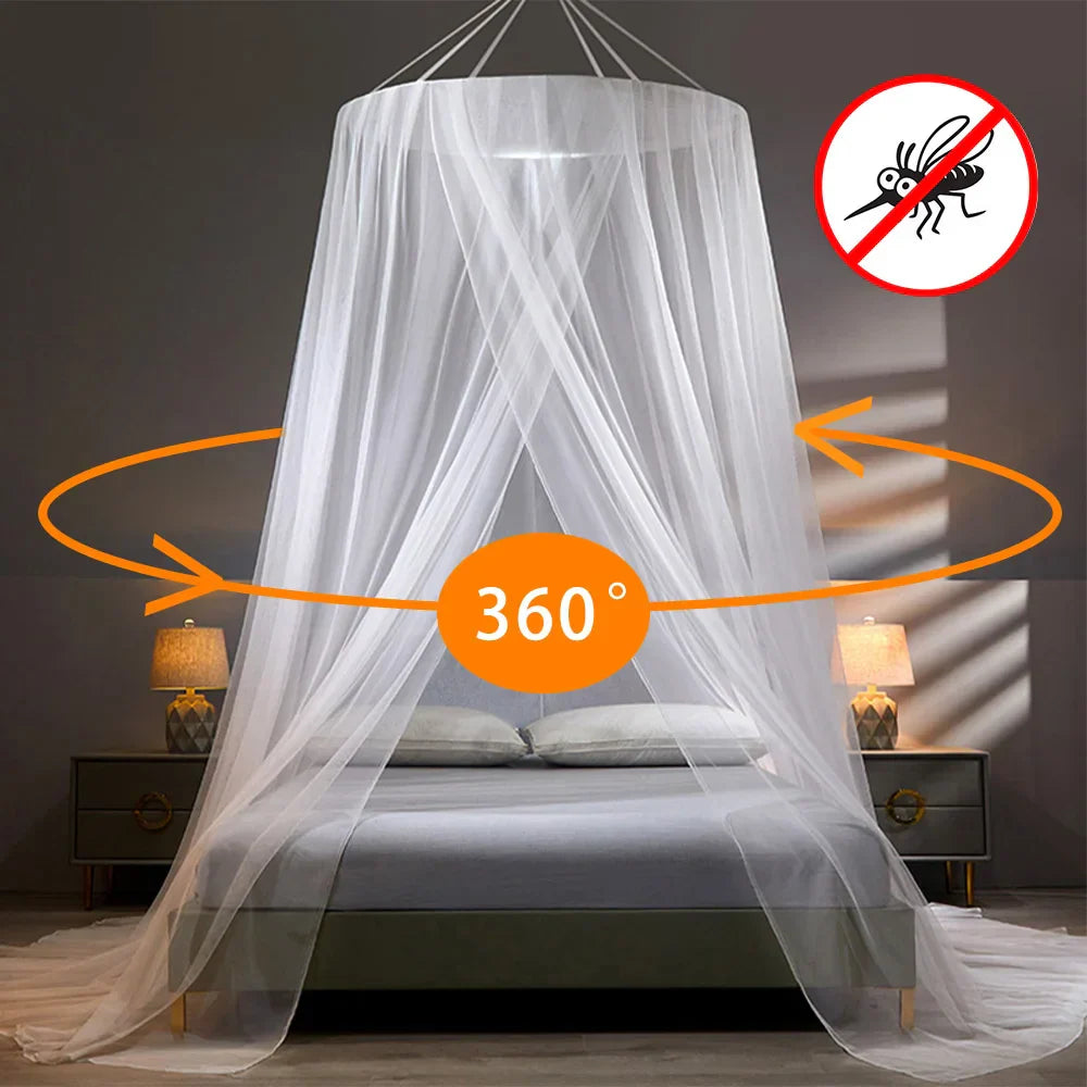 NoctaNest Air | Foldable Mosquito Net for Double Bed & Outdoor Use
