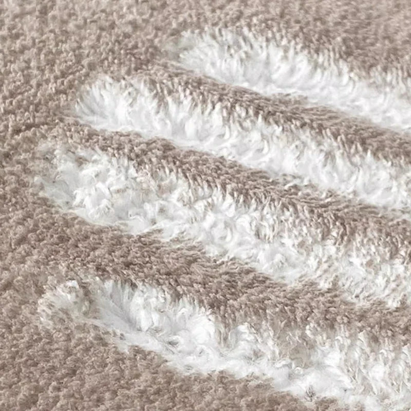 Neloura Irregular Shape Plush Rug | Soft Fluffy Area Carpet | Modern Luxury Floor Rug for Living Room & Bedroom