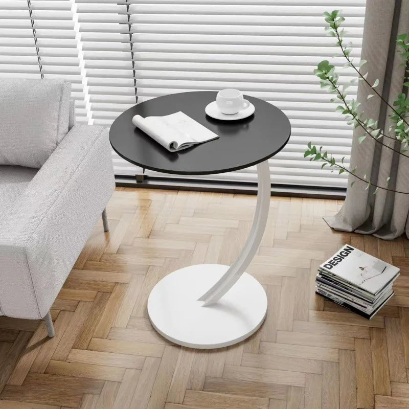 Avelyne Cirka | Reinforced Round Side Table for Living Room & Bedroom