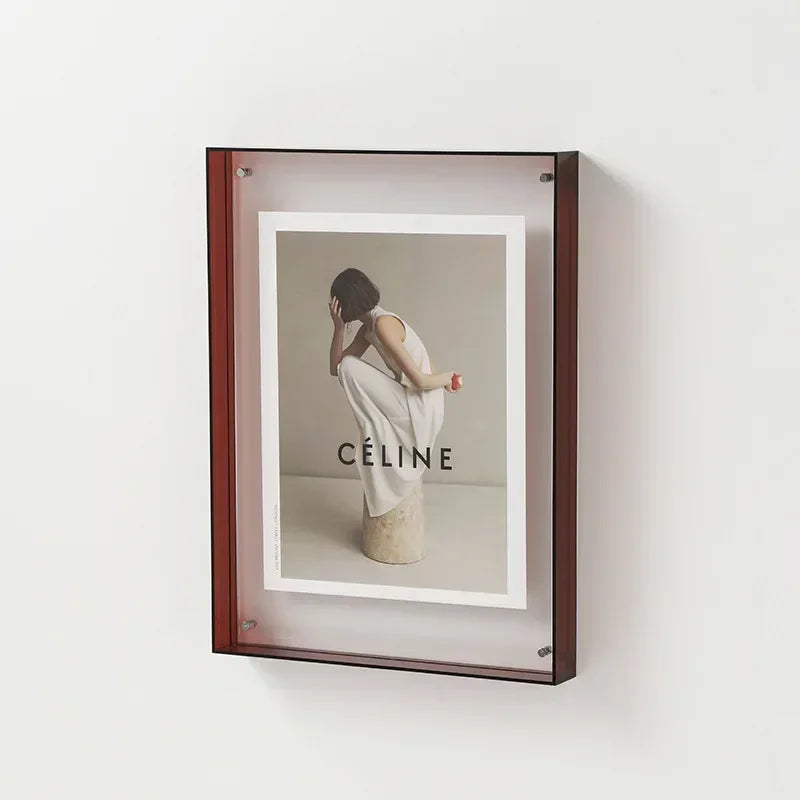 KlaraFrame Mini | Transparent Acrylic Photo Frame with Stand
