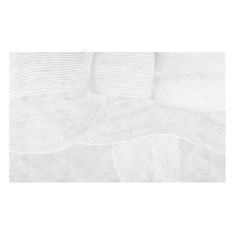 Vorenis Japanese Minimalist Area Rug | Fluffy Soft Non-Slip Carpet | Modern Bedroom & Living Room Floor Rug