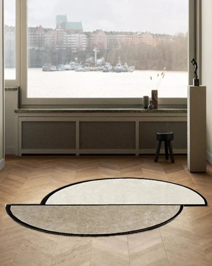 Arketa Halo | Washable Half-Circle Rug
