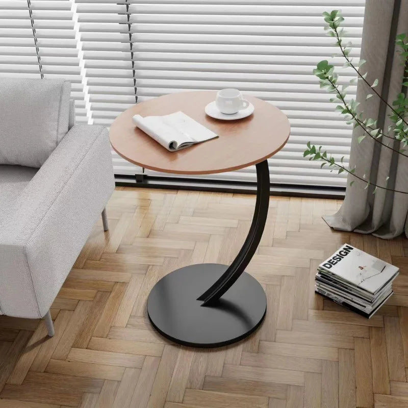 Avelyne Cirka | Reinforced Round Side Table for Living Room & Bedroom