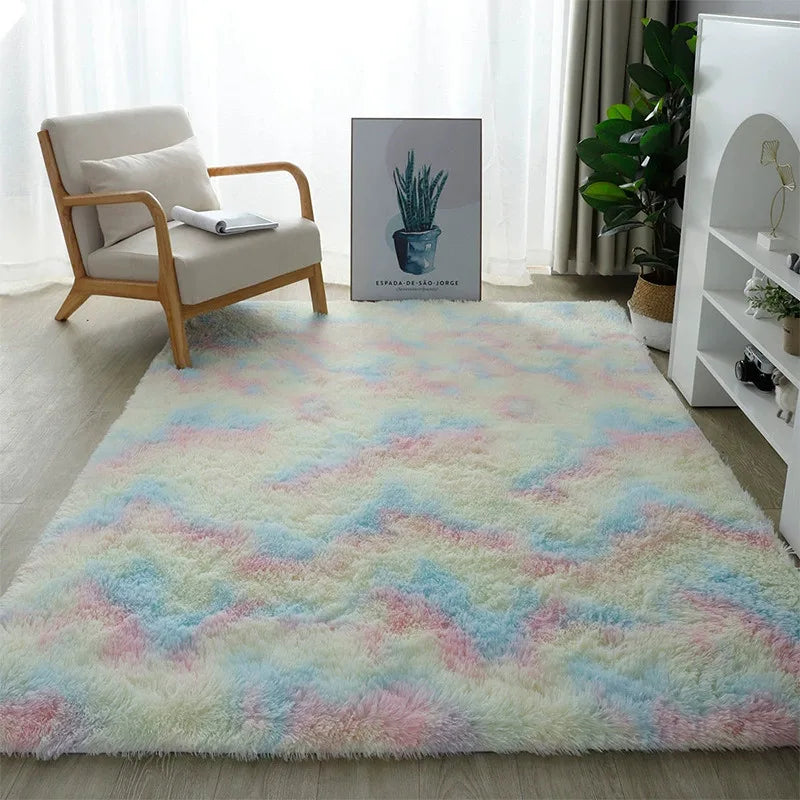 Lumivex Fluffy Shaggy Rug | Extra Soft Plush Area Carpet | Cozy Living Room & Bedroom Floor Rug
