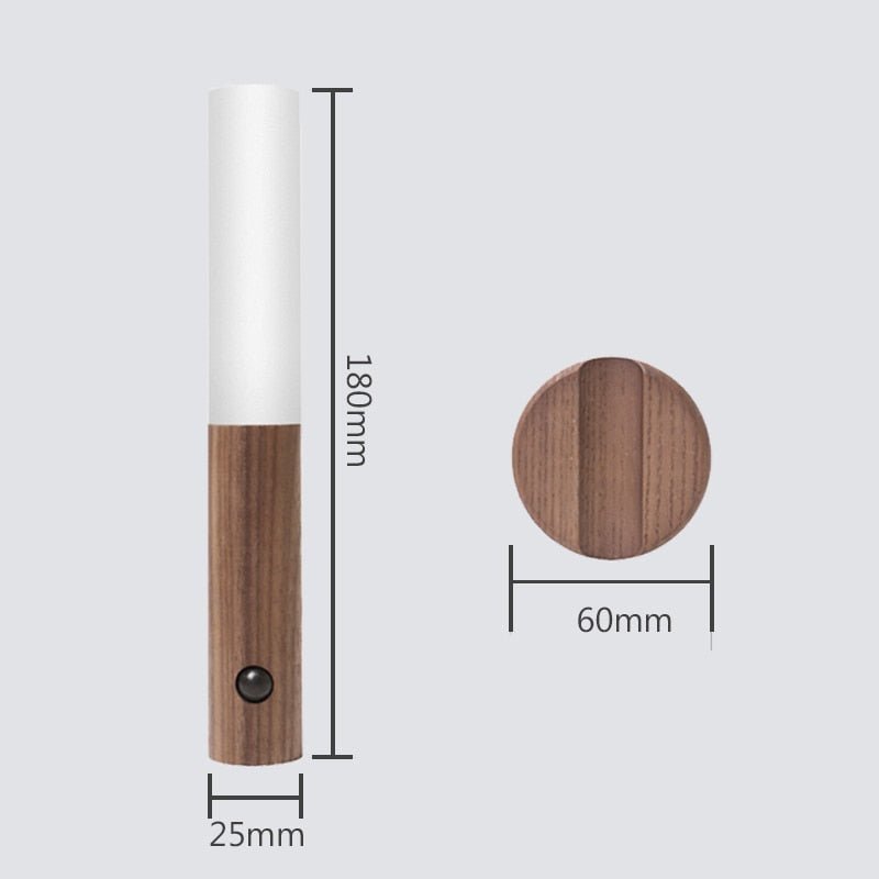 MagnetTourch LED Motion Sensor Night Light Rechargeable | USB Magnetic Wall Light | Warm White Auto On/Off | Hallway Bedroom Stair Lighting