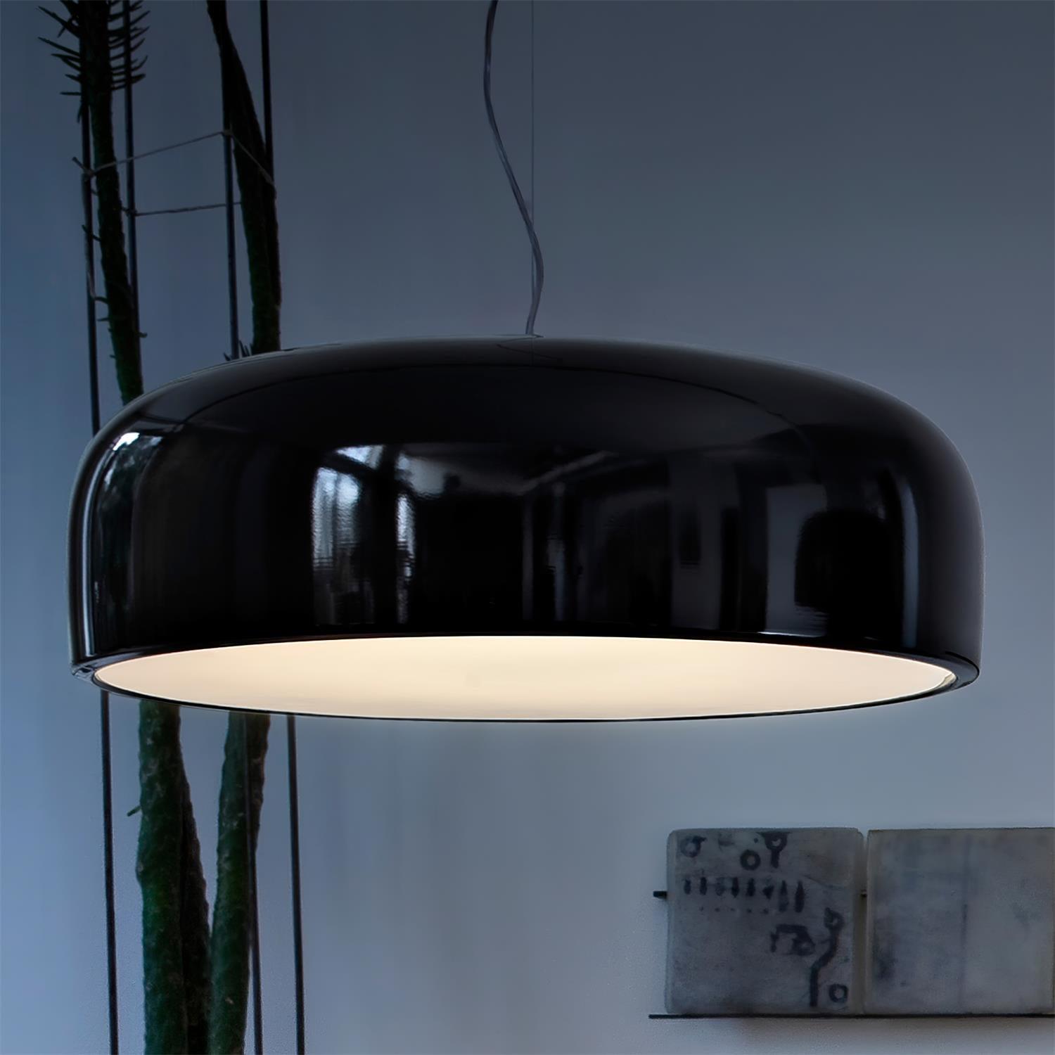 Modern Pendant Lamp for Dining Room & Kitchen | Smithfield Aluminum LED Light | E26/E27 Socket | 48cm Large Ceiling Light