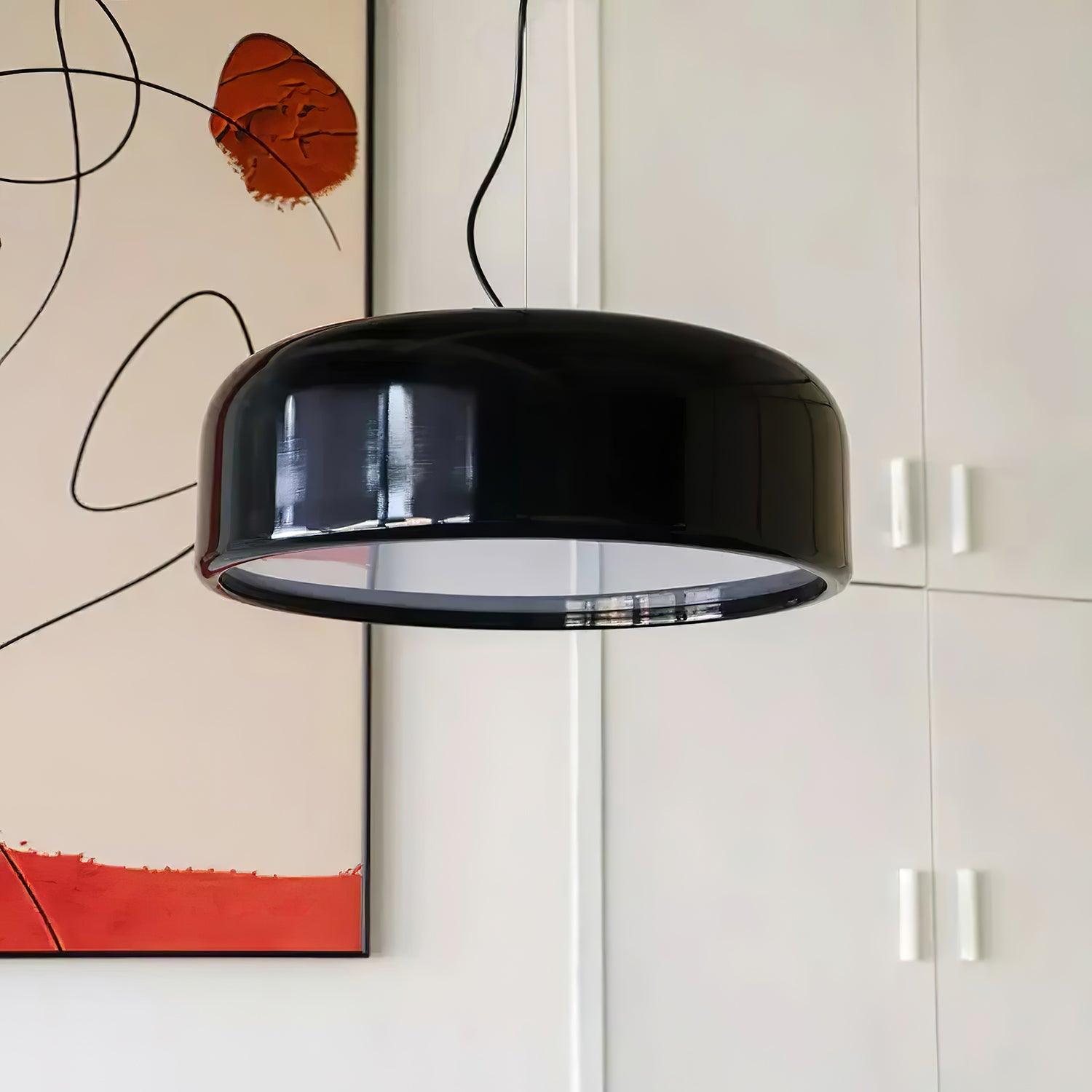 Modern Pendant Lamp for Dining Room & Kitchen | Smithfield Aluminum LED Light | E26/E27 Socket | 48cm Large Ceiling Light