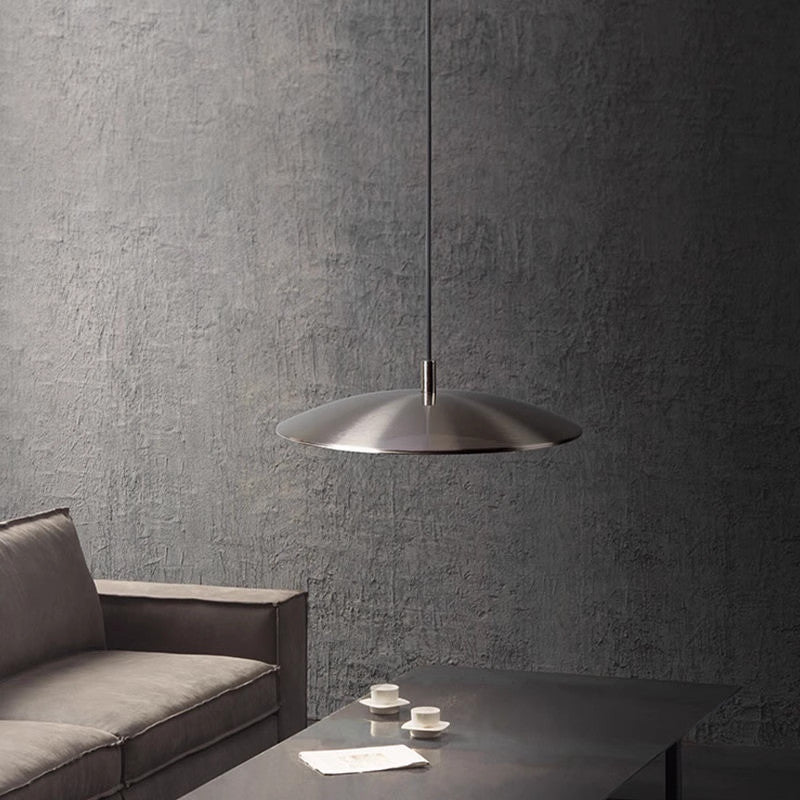 Nickel Iron LED Pendant Lamp | Modern Nordic Hanging Light | 42W LED Included | Indoor Ceiling Lighting | Living Room & Dining Area