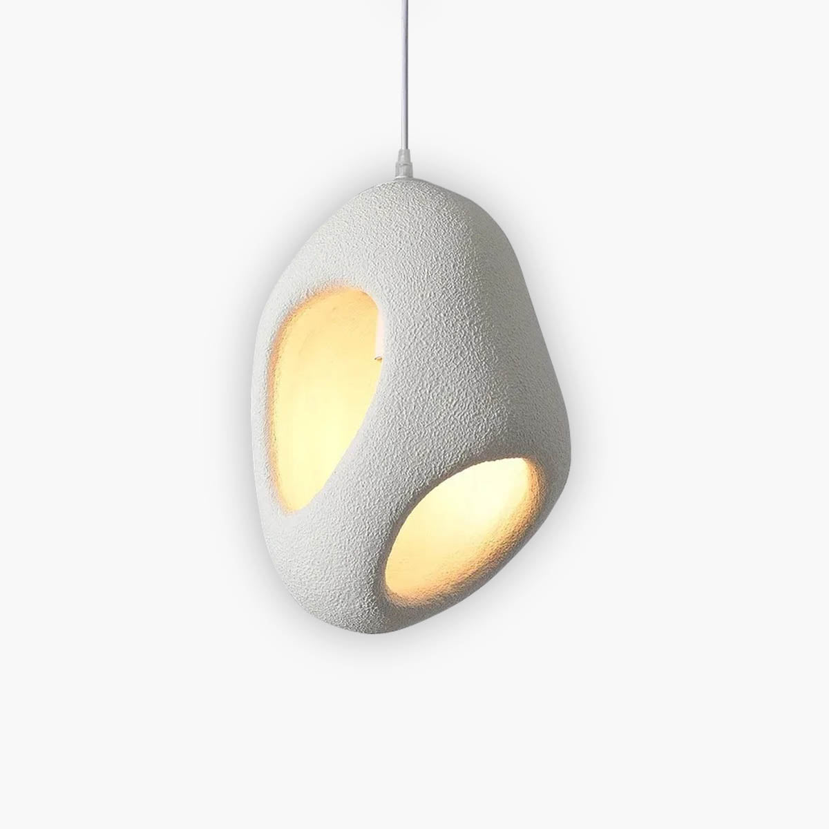 Wabi Sabi Pendant Lamp TAKI Ceiling Light | E27 LED Included | Adjustable 150cm Cord | Minimalist Japandi Hanging Lamp