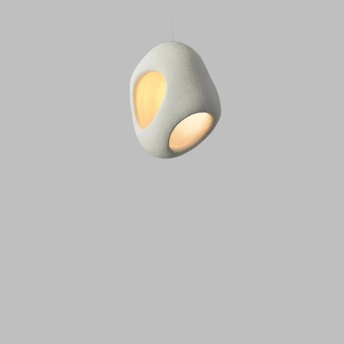 Wabi Sabi Pendant Lamp TAKI Ceiling Light | E27 LED Included | Adjustable 150cm Cord | Minimalist Japandi Hanging Lamp