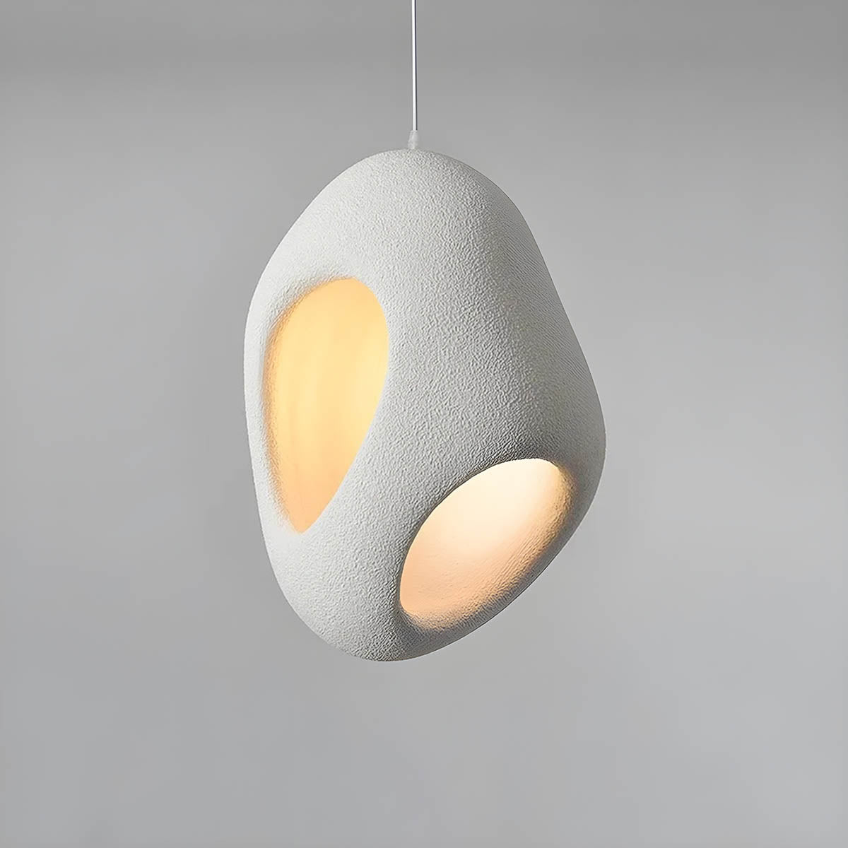 Wabi Sabi Pendant Lamp TAKI Ceiling Light | E27 LED Included | Adjustable 150cm Cord | Minimalist Japandi Hanging Lamp