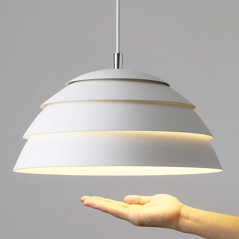 Dome-Shaped LED Pendant Lamp Modern Nordic Design | E27 5W | Iron & Aluminum | Kitchen & Restaurant Lighting