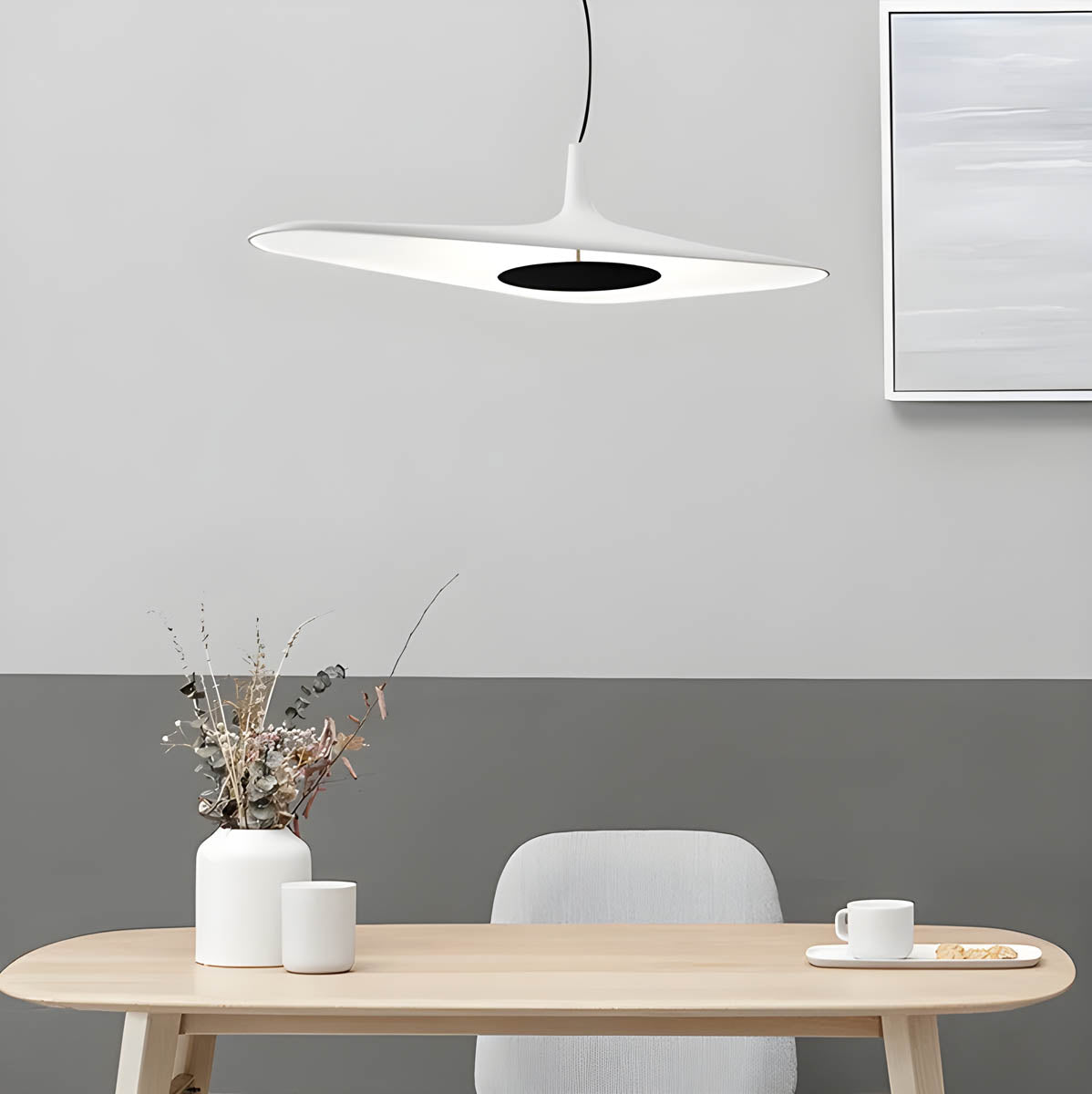 TIPI Pendant Lamp Resin Ceiling Light | Modern Sculptural Design | LED Included | Adjustable 150cm Cord Hanging Light