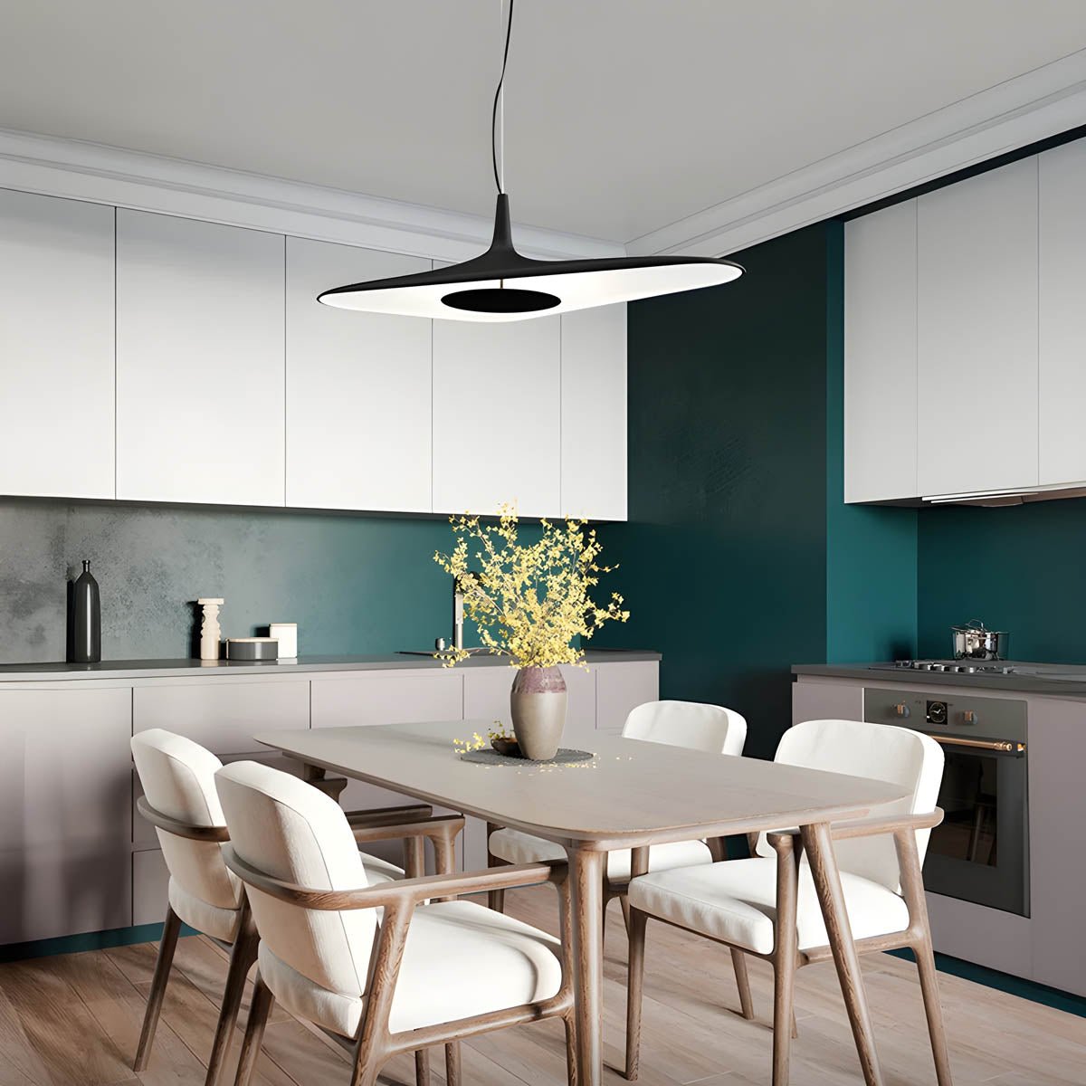 TIPI Pendant Lamp Resin Ceiling Light | Modern Sculptural Design | LED Included | Adjustable 150cm Cord Hanging Light