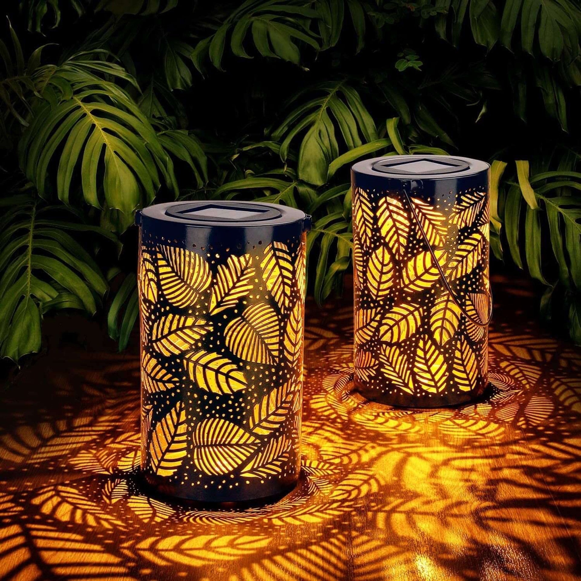 Glowing Leaf Lantern (2 pack)