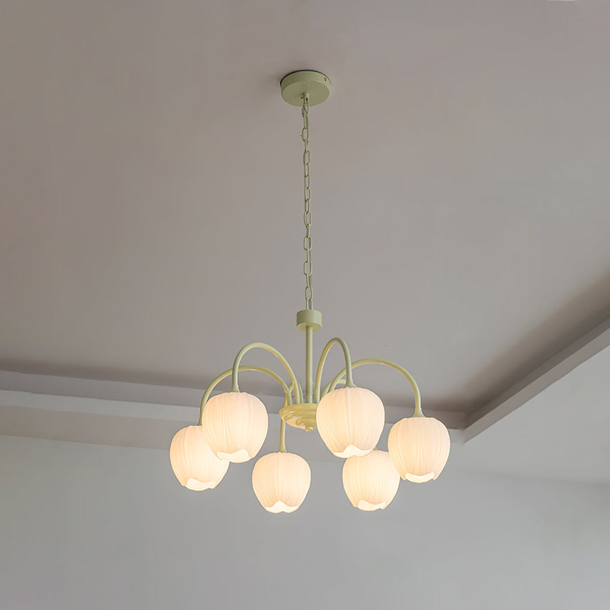 Tulip Matcha Chandelier