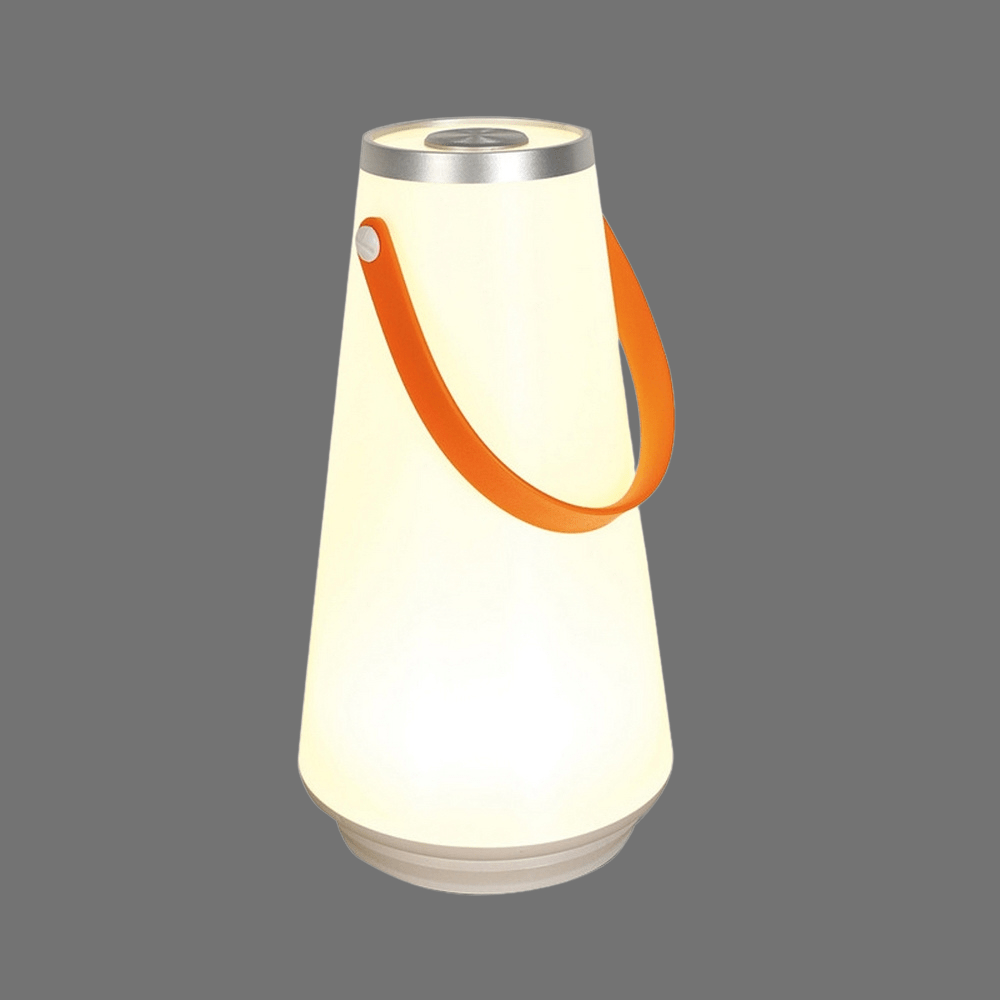 Portable LED Camping Lamp Rechargeable Cordless Lantern | 360° Ambient Lighting Touch Control | Adjustable Color | Indoor Outdoor Use
